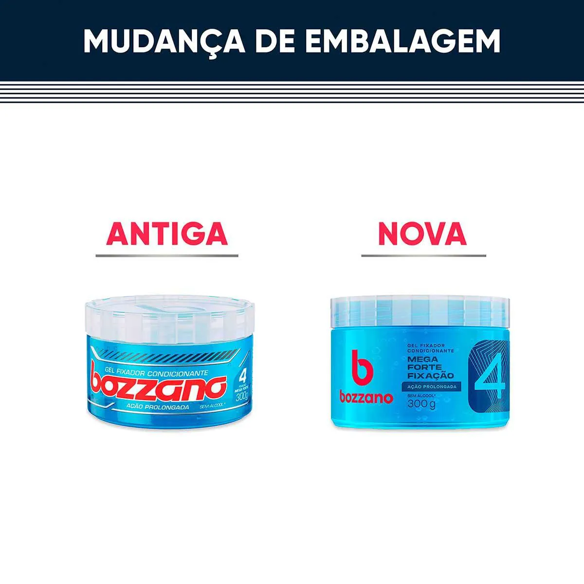 Gel Fixador Condicionante Bozzano Ação Prolongada 300g