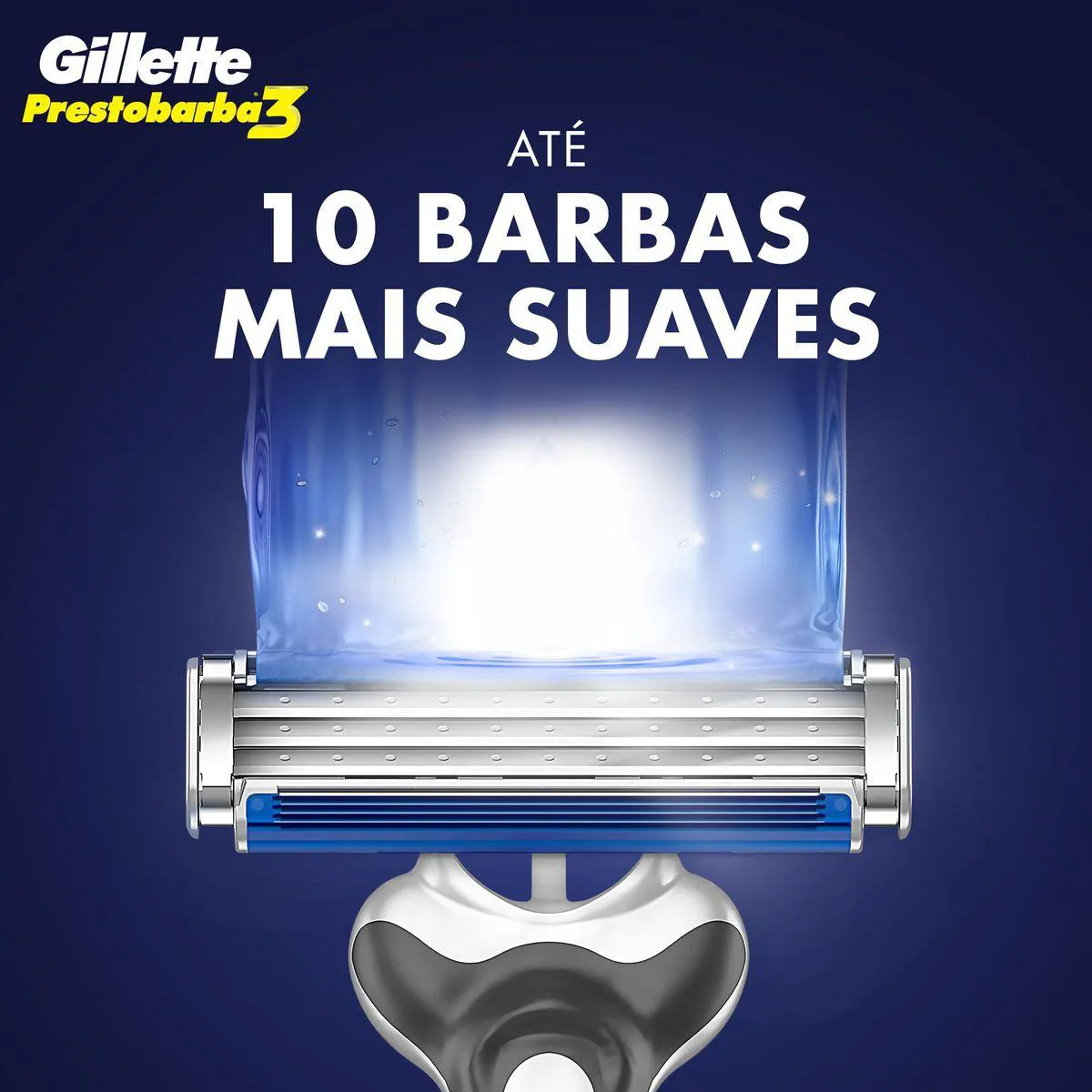 Barbeador Gillette Prestobarba 3 Comfortgel 2 unidades