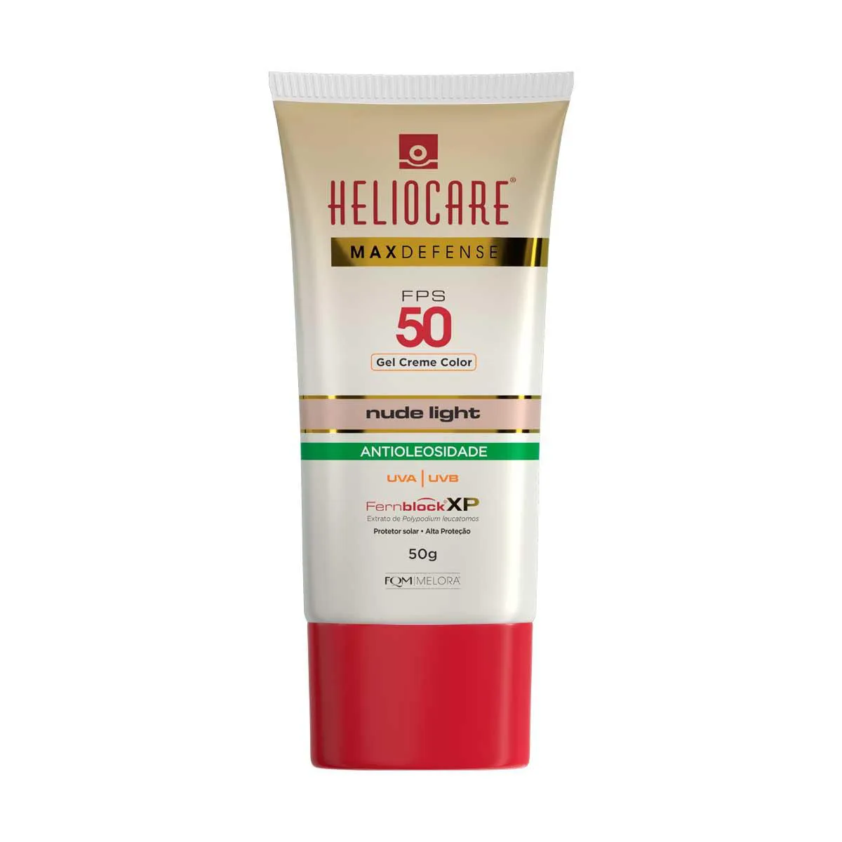 Protetor Solar Facial Heliocare Color Max Defense FPS 50 Nude Light 50g
