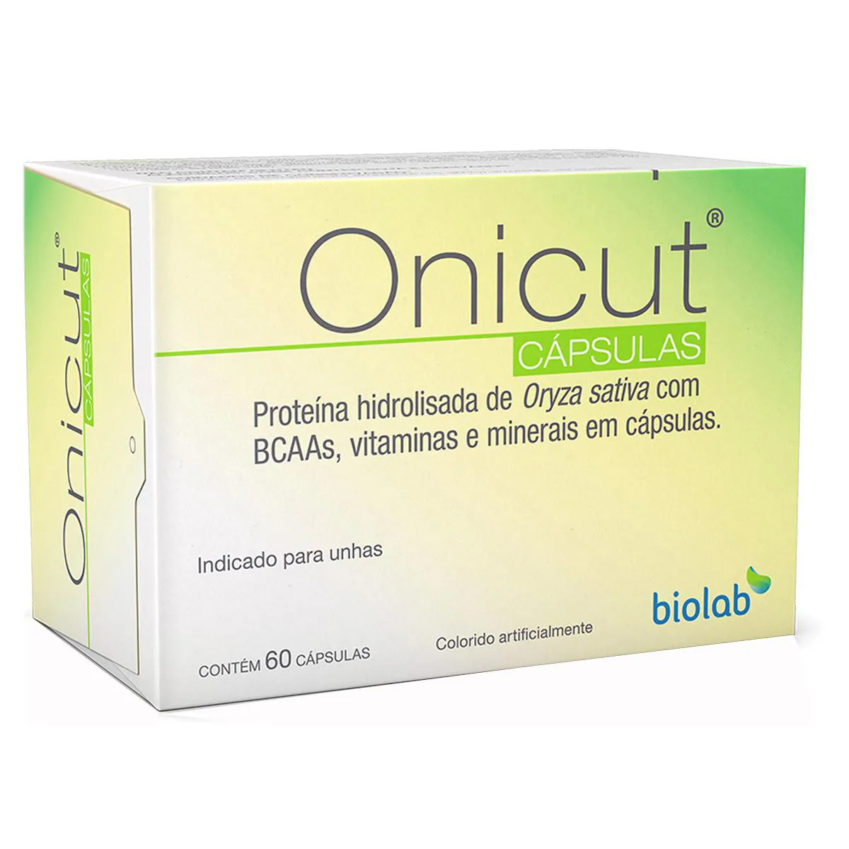 Suplemento Vitamínico e Mineral Onicut Unhas com 60 cápsulas