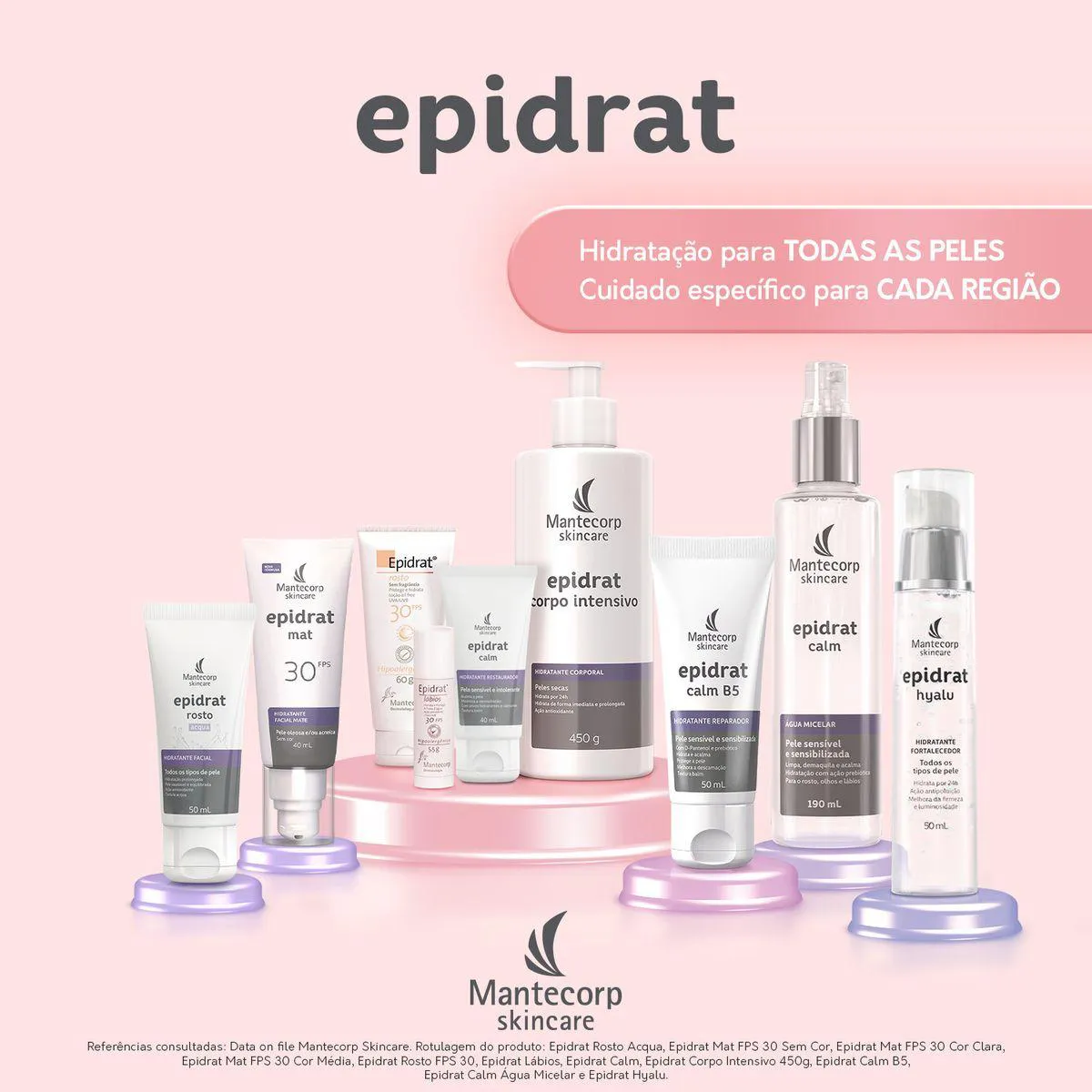Hidratante Labial Epidrat Lábios Mantecorp FPS 30 com 5,5g