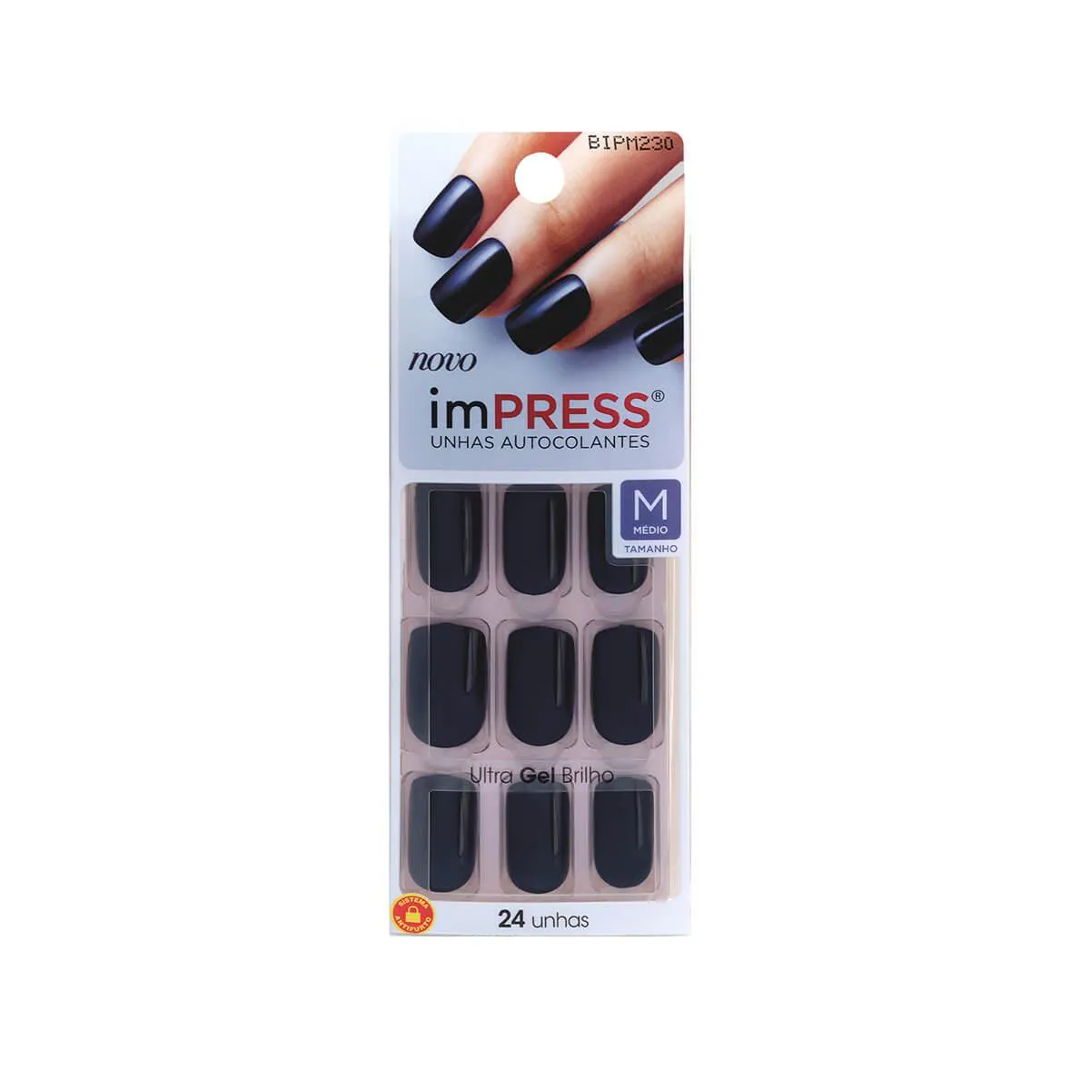 Unhas Autocolantes Impress Matchmaker Curto