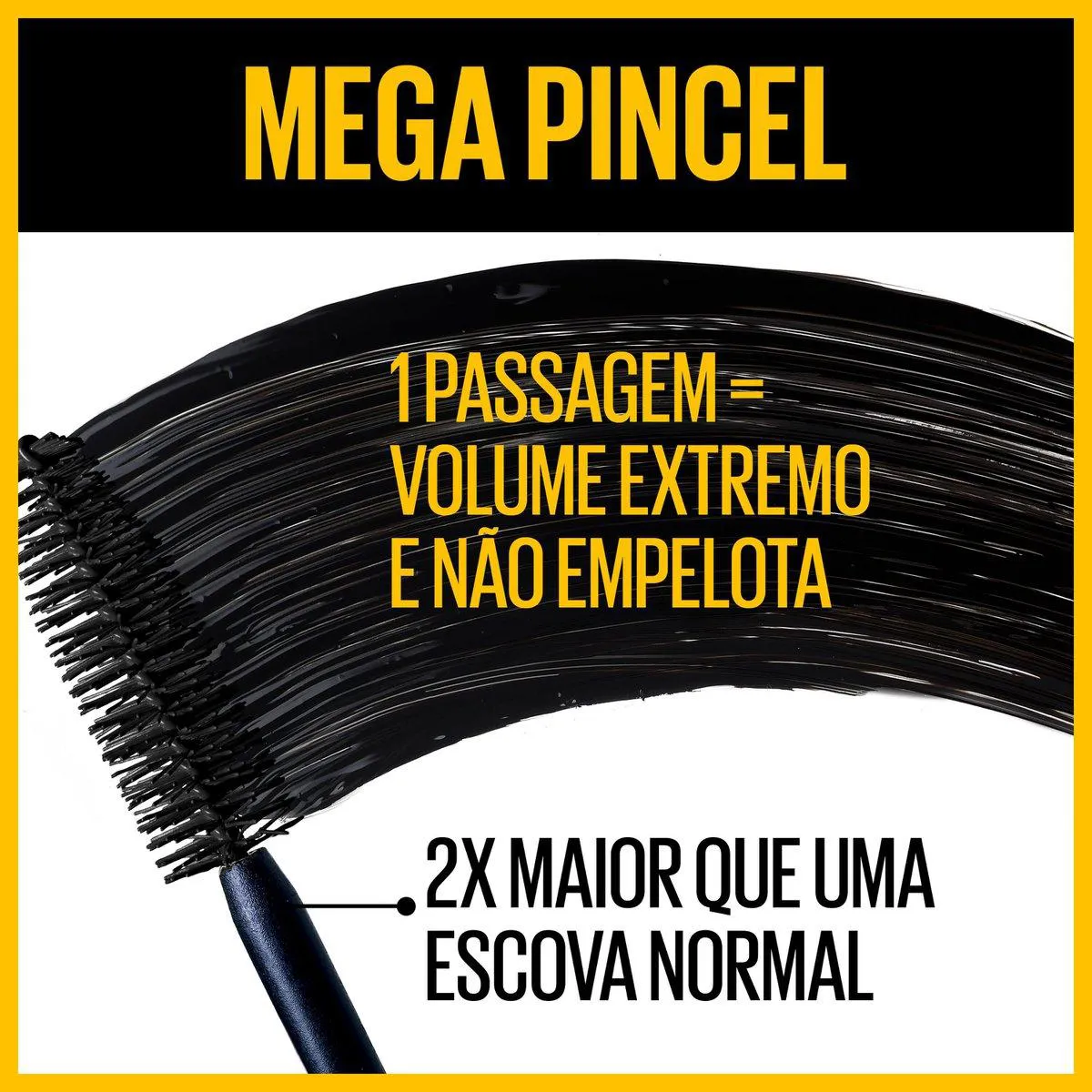 Kit Maybelline NY Máscara de Cílios The Colossal Volum' Express Lavável Preto, 9.2ml - 2 unidades