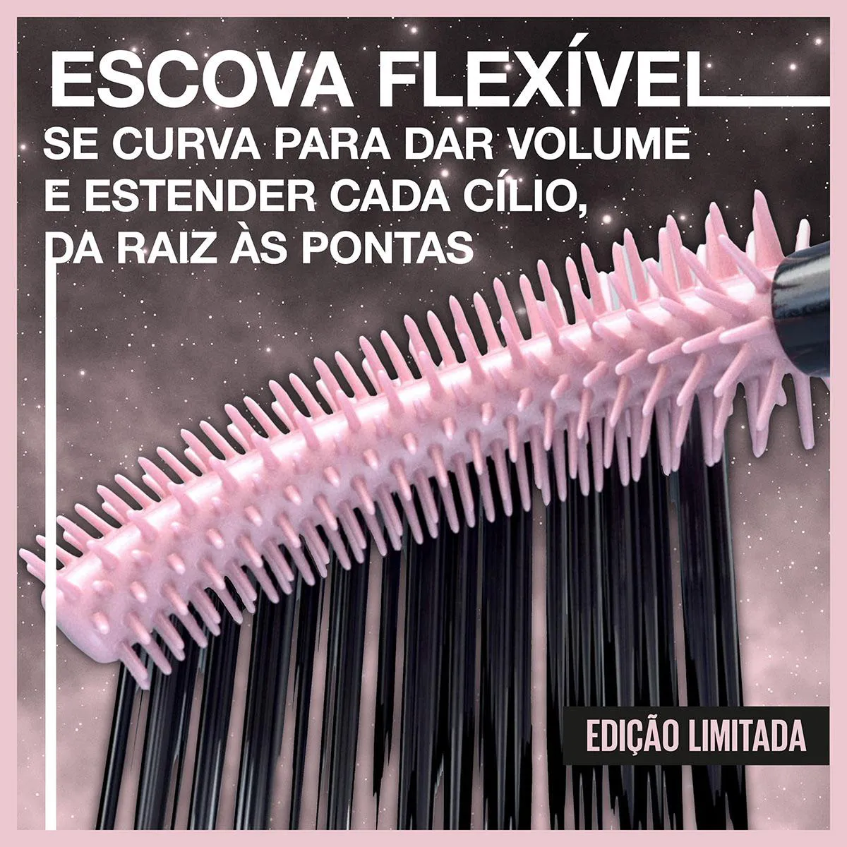 Máscara de Cílios Maybelline NY Lash Sensation Sky High Lavável 7,2ml - Cosmic Black