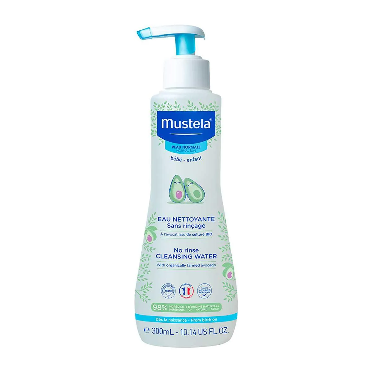 Água de Limpeza Mustela Bebê Sem Enxágue com 300ml
