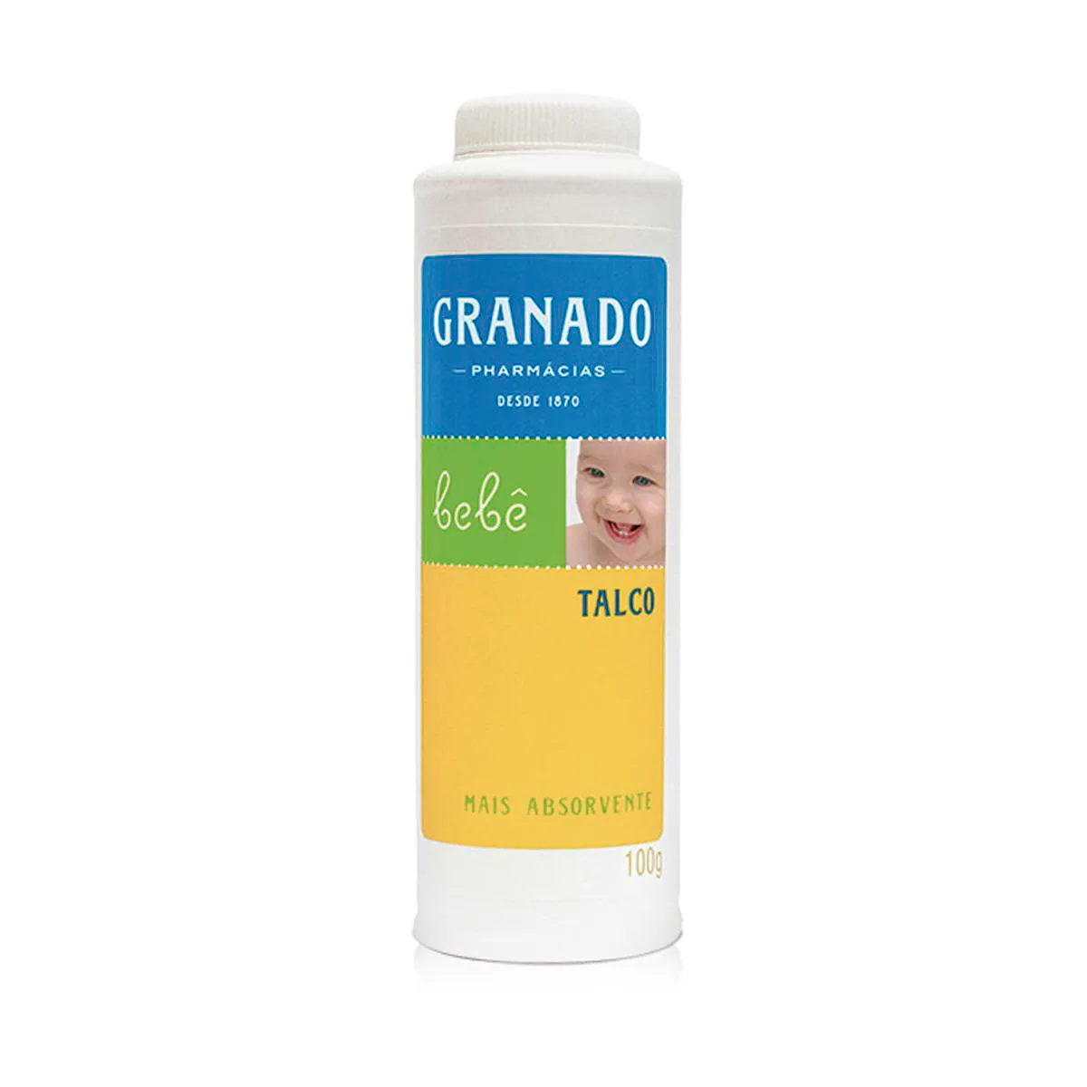 Talco Desodorante Perfumado Herbíssimo Fresh Extra Suave Adulto 100g