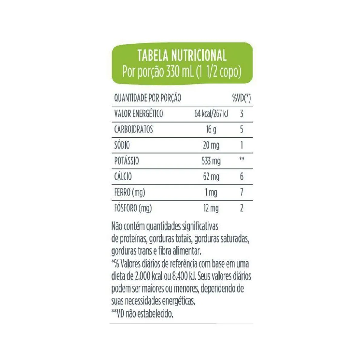 Água de Coco Natural Nutrigood 330ml