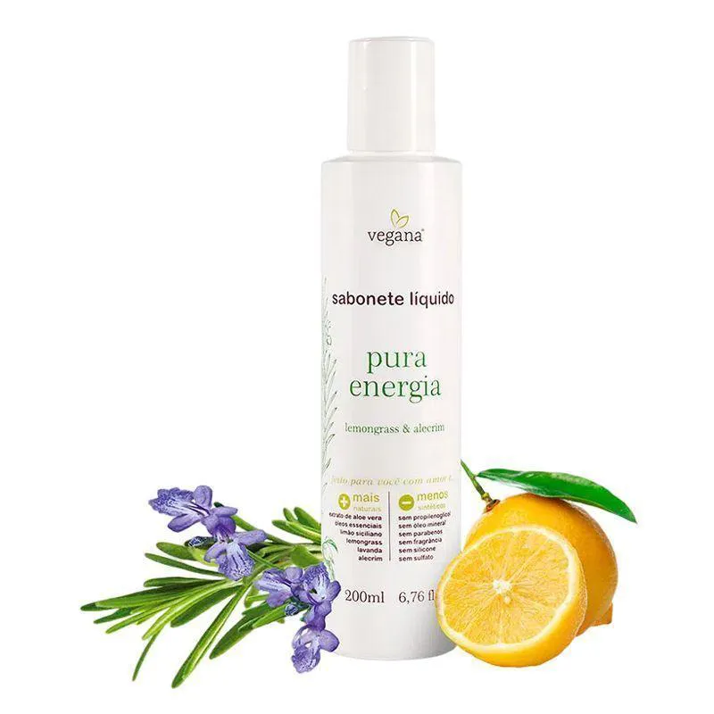 Sabonete Líquido Pura Energia Wnf 200ml