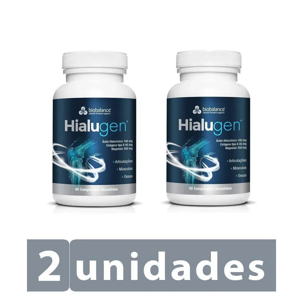 Kit 2 hialugen 60 comprimidos