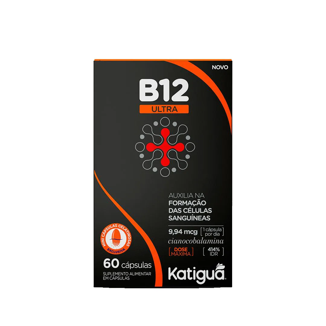 Katiguá Vitamina B12 Ultra com 60 cápsulas