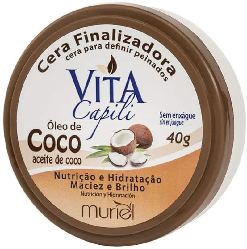 Cera Vita Finalizadora Capilar Óleo de Coco 40g