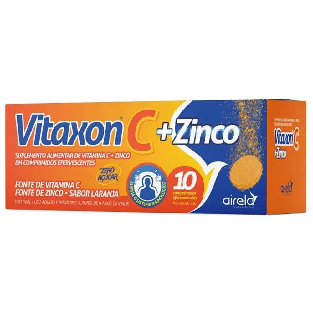 Vitaxon C + Zinco 10 comprimidos Efervescentes