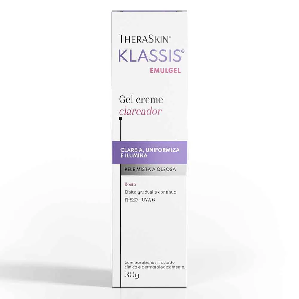 Klassis Emulgel Da Pele Fps20 com 30G