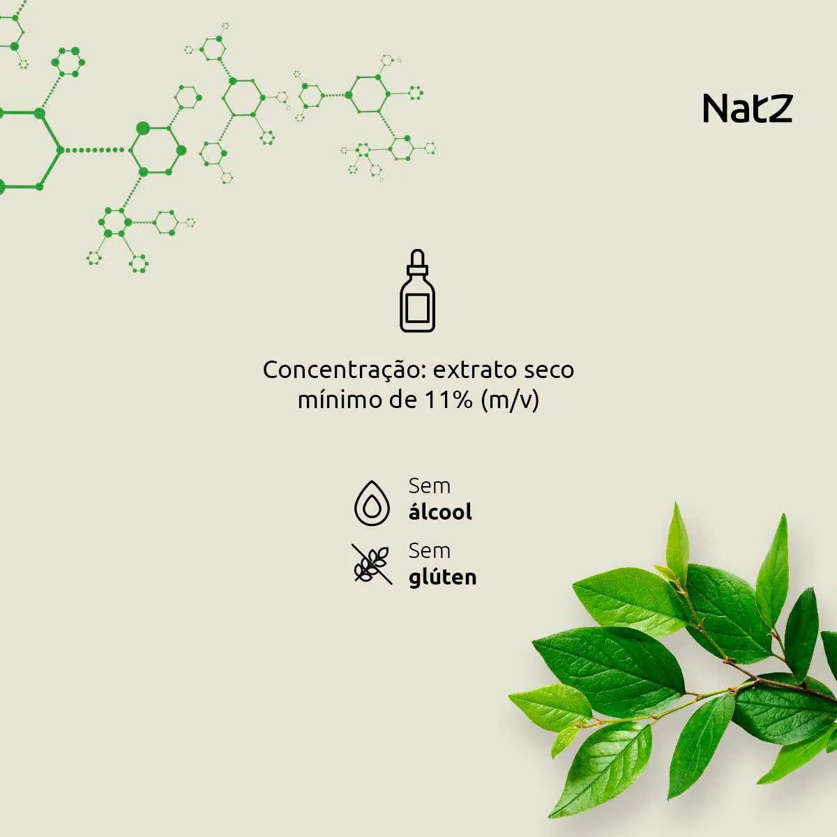Extrato Aquoso de Própolis Verde Natz Sem Álcool 30ml