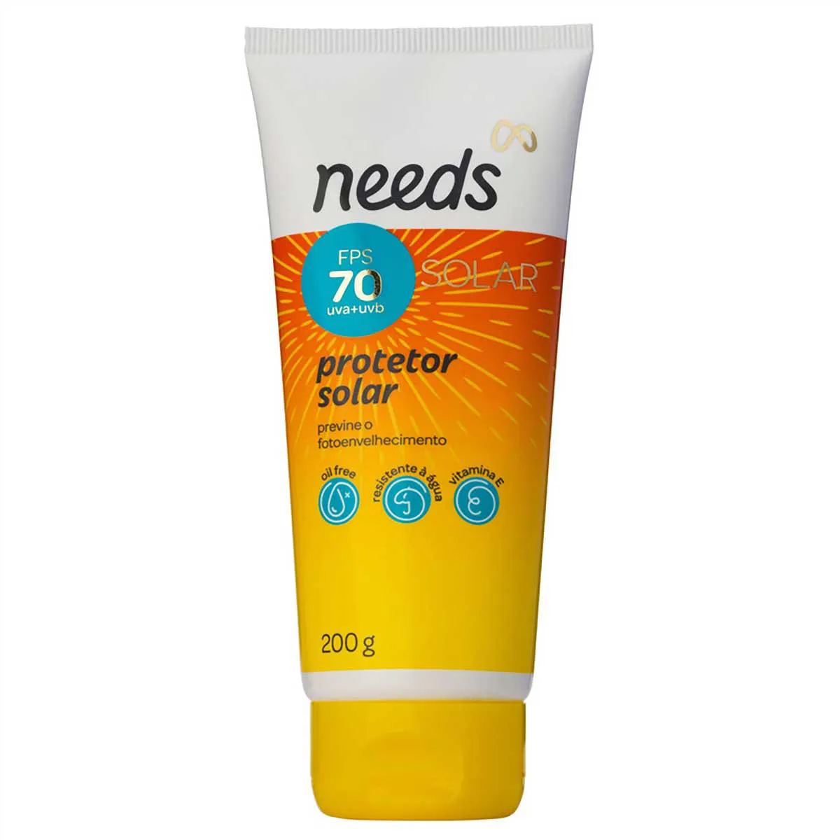 Kit Protetor Solar FPS 70 Needs Facial 40g + Corporal 200g