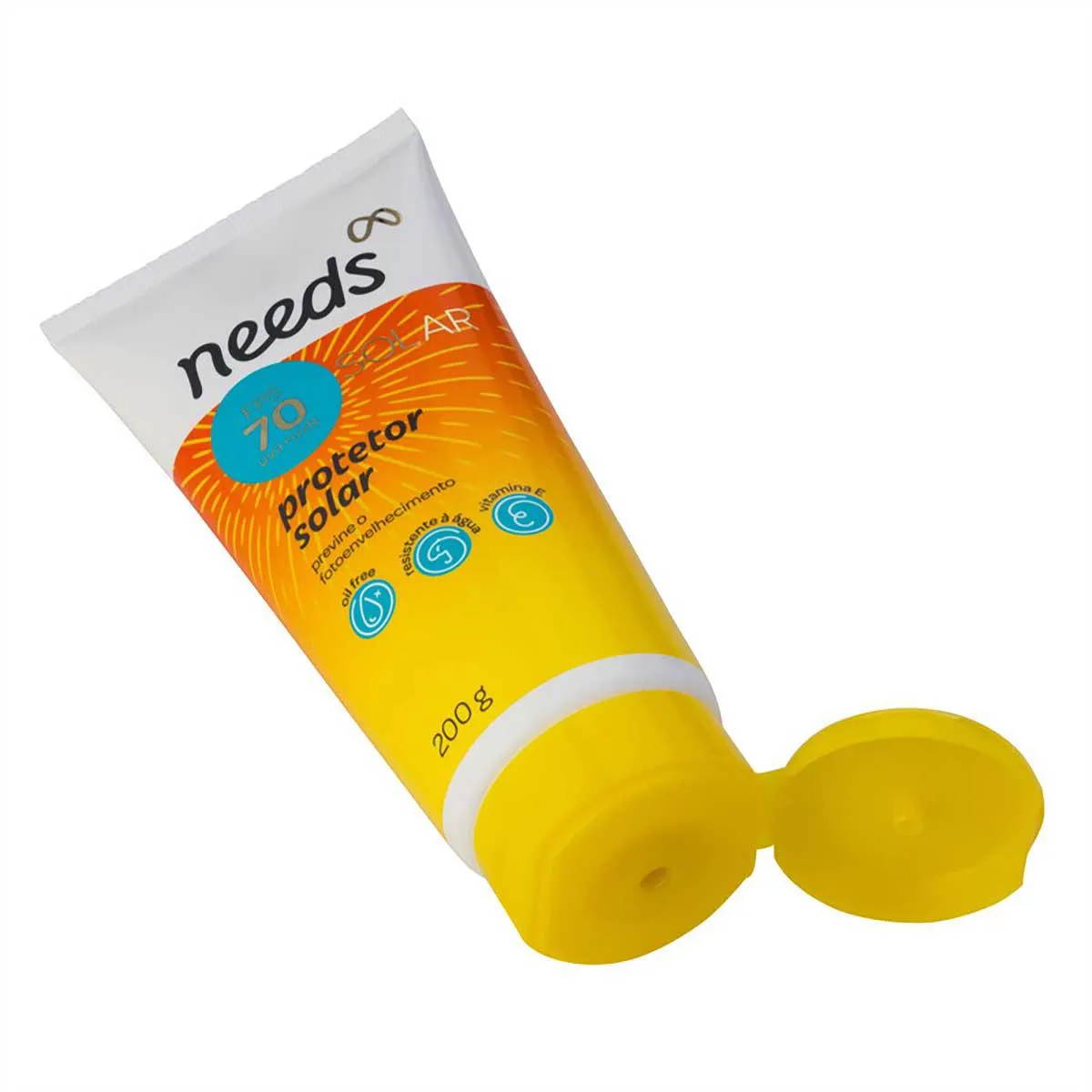 Kit Protetor Solar FPS 70 Needs Facial 40g + Corporal 200g