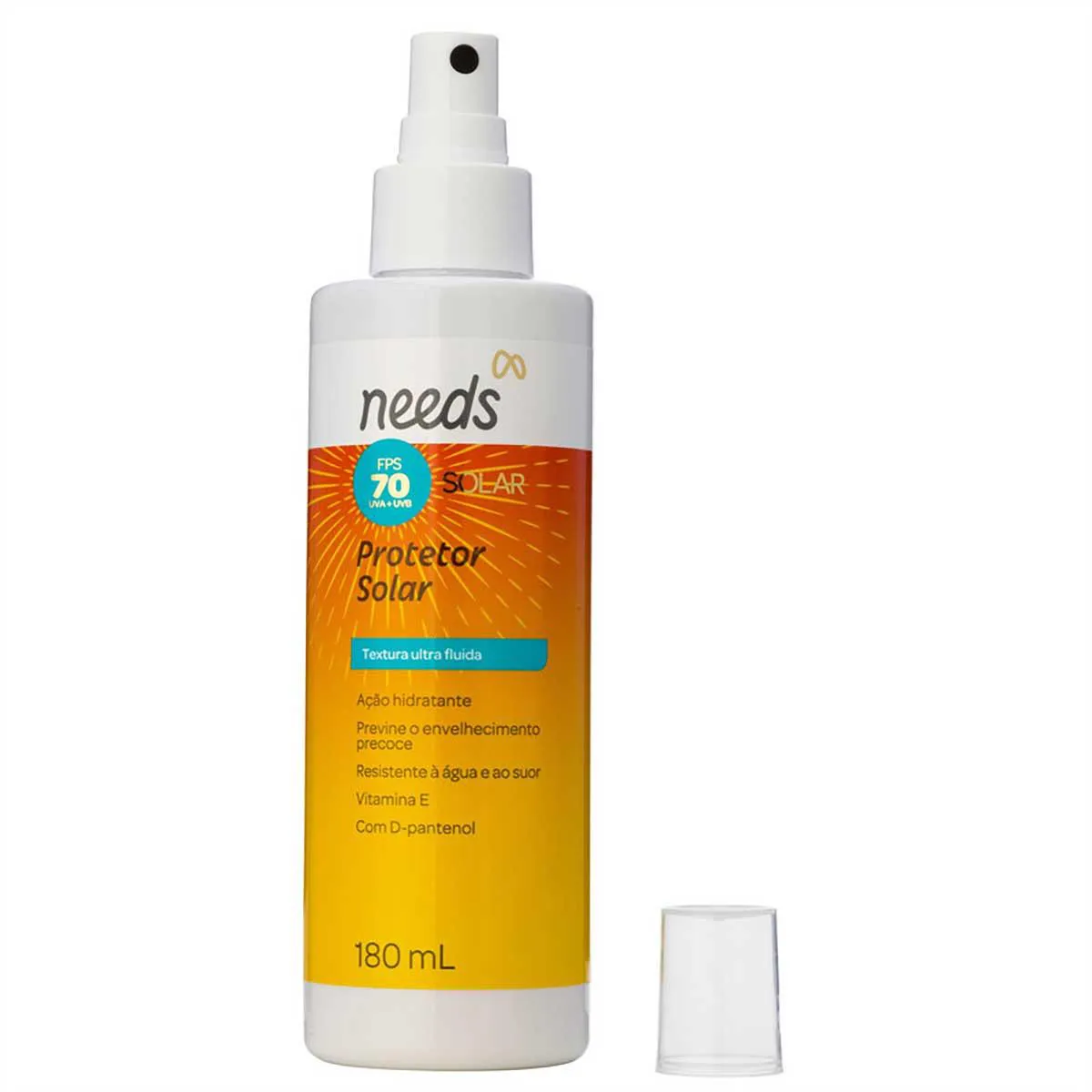 Protetor Solar Corporal FPS 70 Needs Solar Spray 180ml
