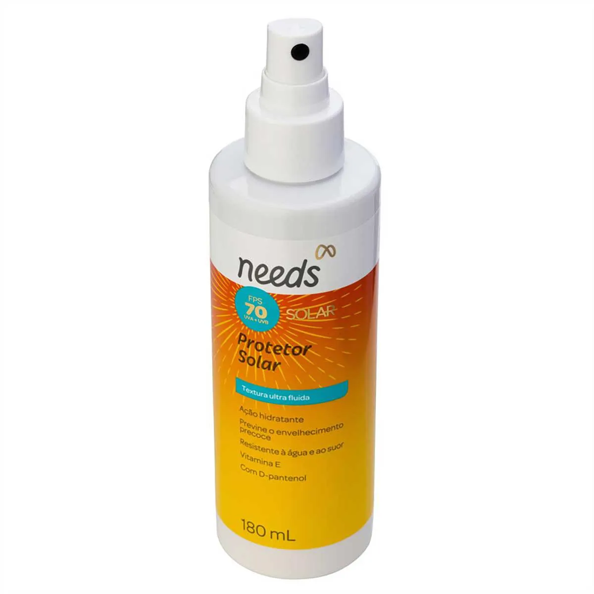Protetor Solar Corporal FPS 70 Needs Solar Spray 180ml