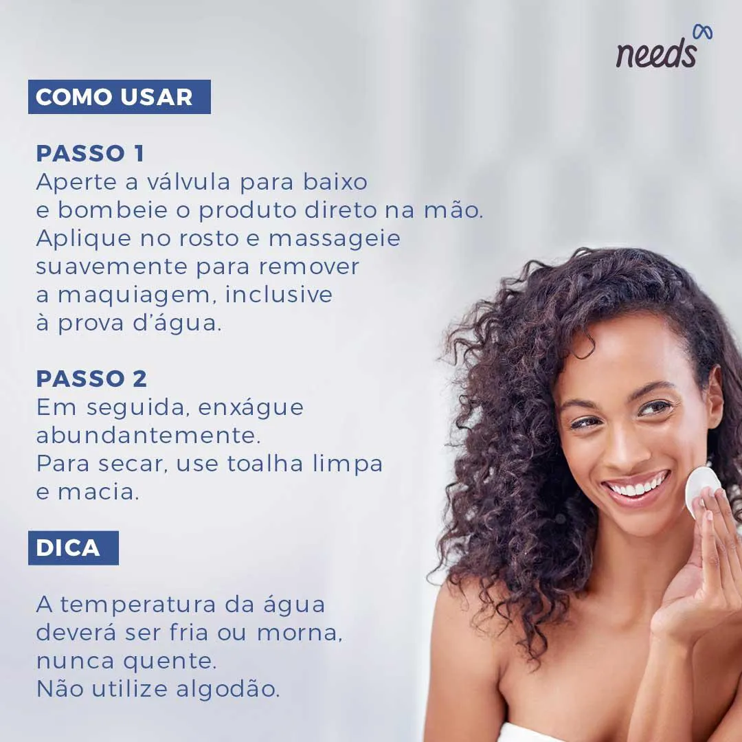 Óleo Demaquilante Needs Hidratação Equilibrada 150ml