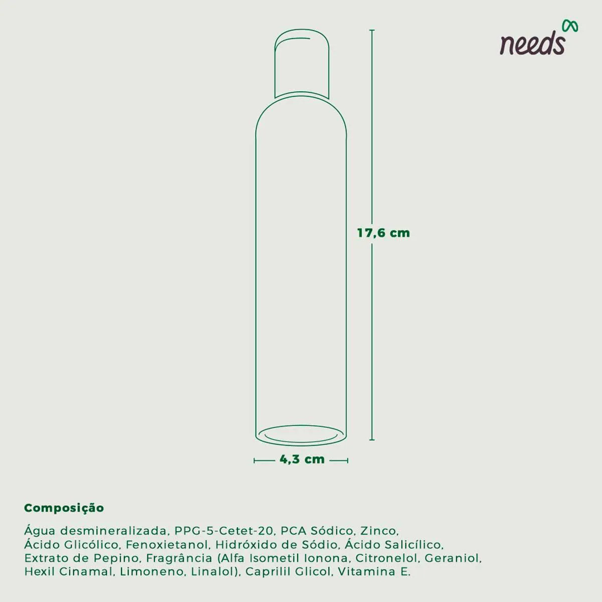 Tônico Adstringente Needs Controle de Oleosidade 200ml
