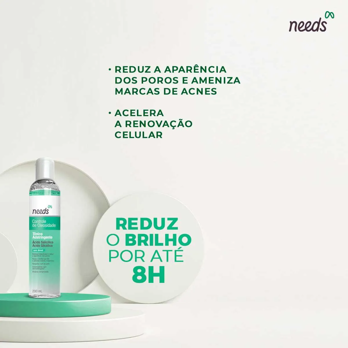Tônico Adstringente Needs Controle de Oleosidade 200ml