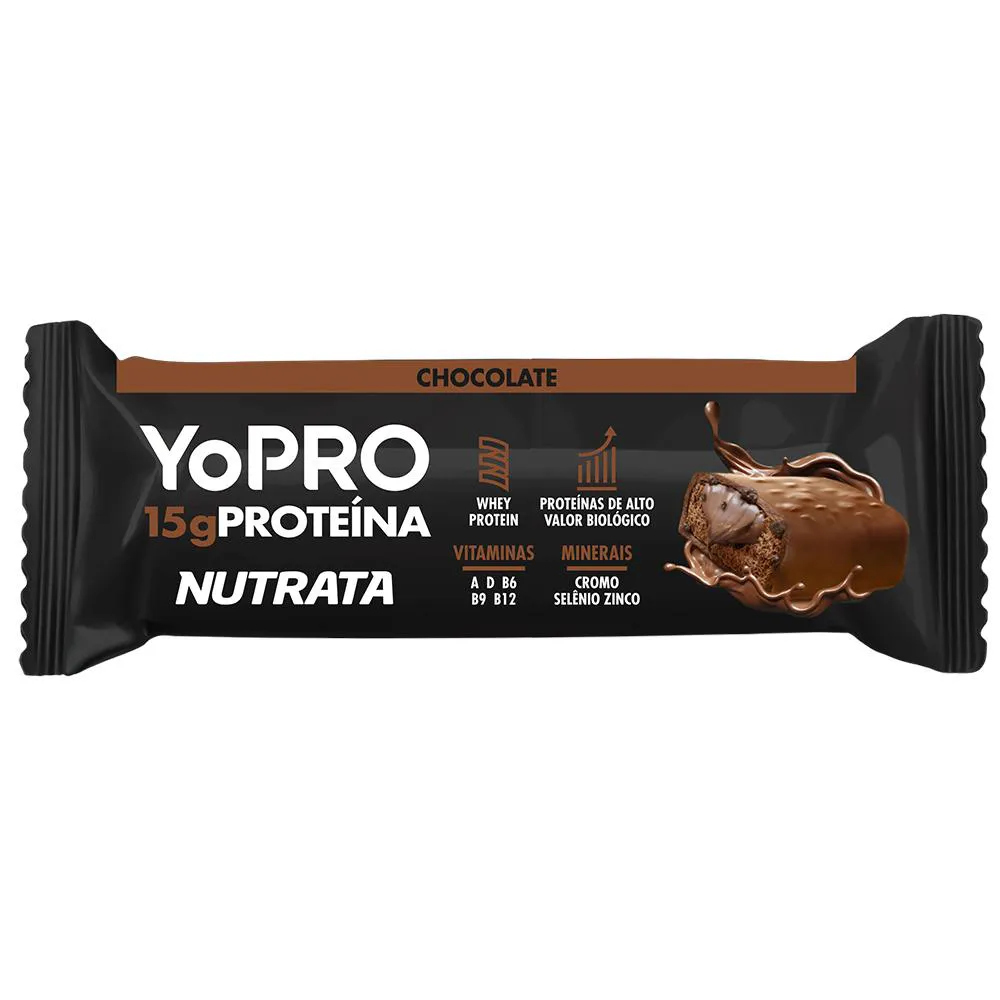 Barra de Proteína Nutrata Yopro Chocolate 55g