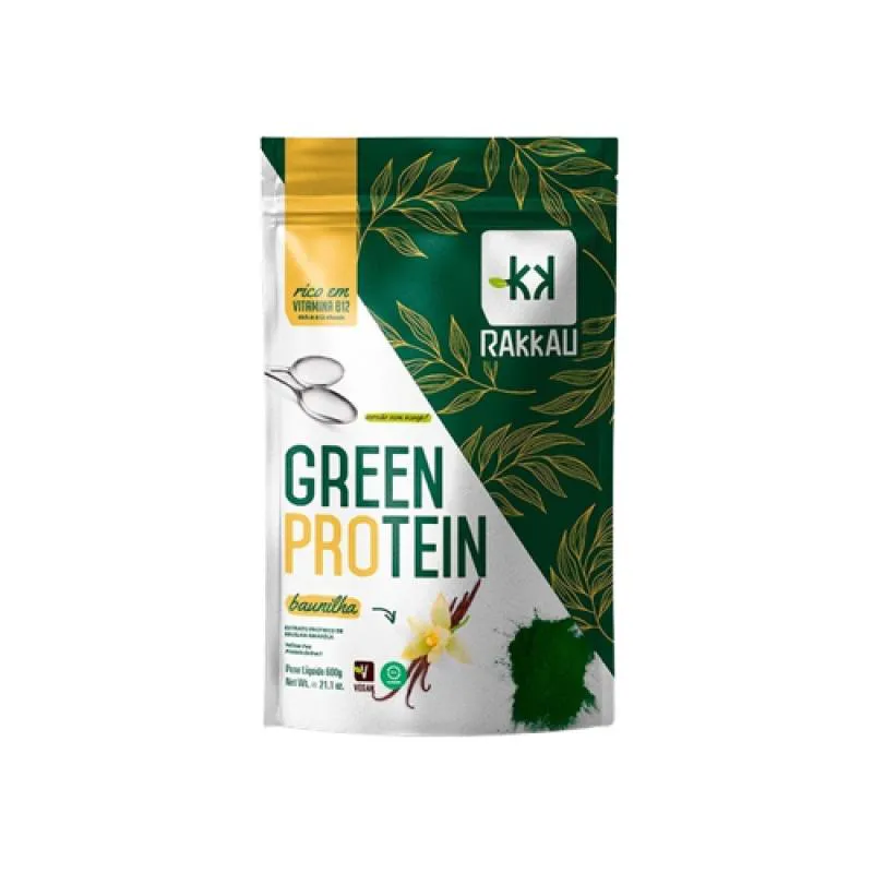 Proteína Rakkau Green Protein Baunilha Vegana 600g
