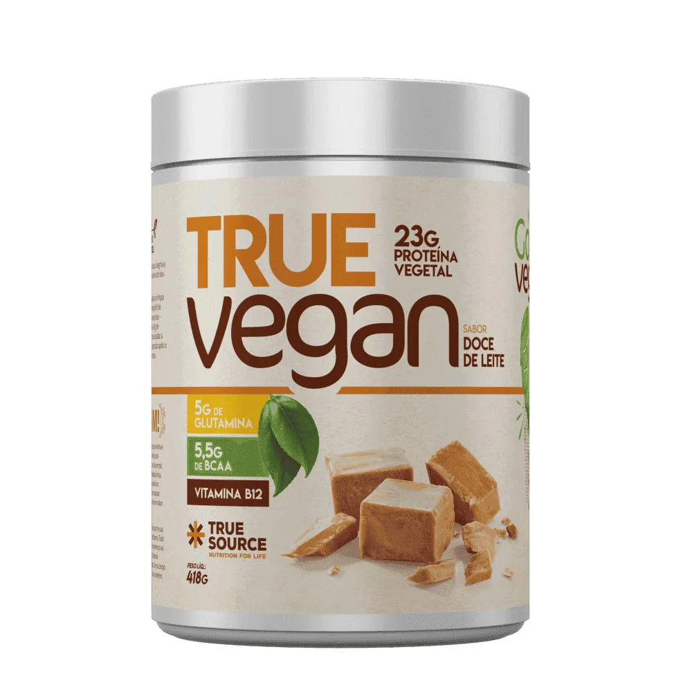 Proteína True Source True Vegan Doce de Leite 418g