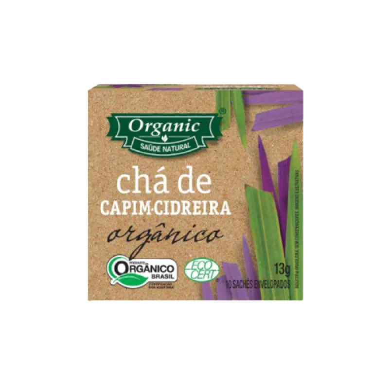 Kit2x:cháorgânicodecapimcidreiraorganic10sachês