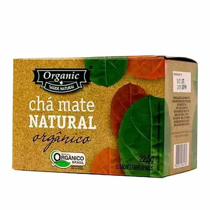 Kit 6x: Chá Mate Orgânico Organic 15 Sachês