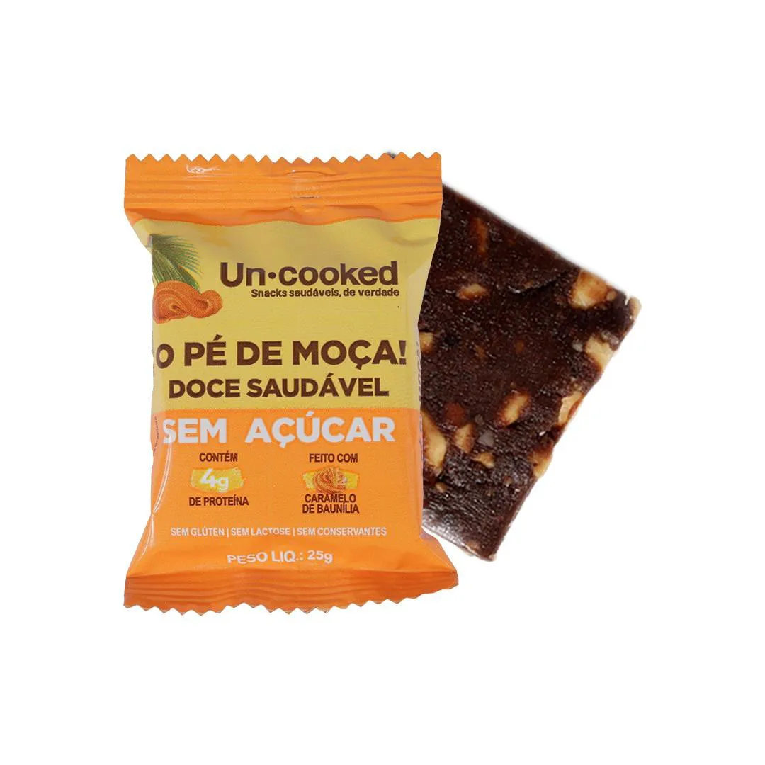 Kit 3x: o Pé de Moça! Sem Glúten Vegano Uncooked 25g