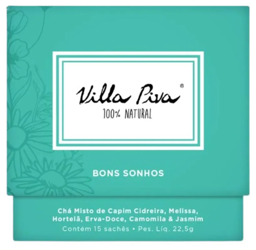 Kit 3x: Chá Misto Bons Sonhos Villa Piva 15 Sachês