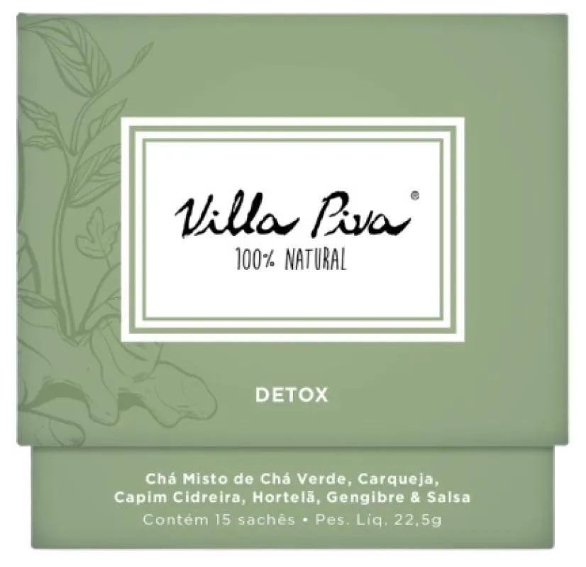 Kit 2x: Chá Misto Detox Villa Piva 15 Sachês