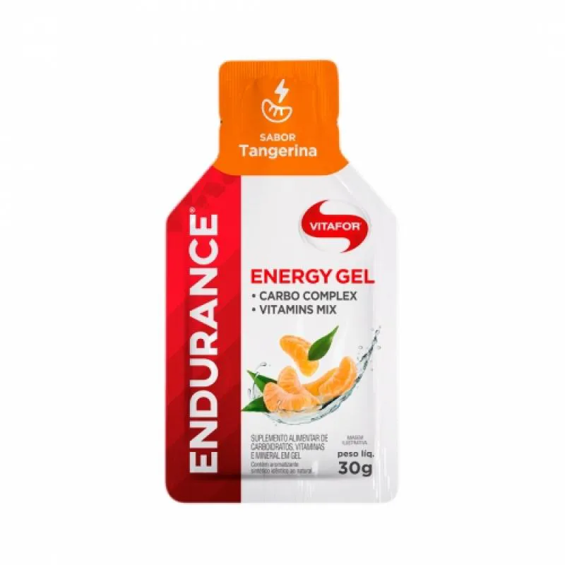 Energético em Gel Vitafor Endurance Energy Tangerina Sachê 30