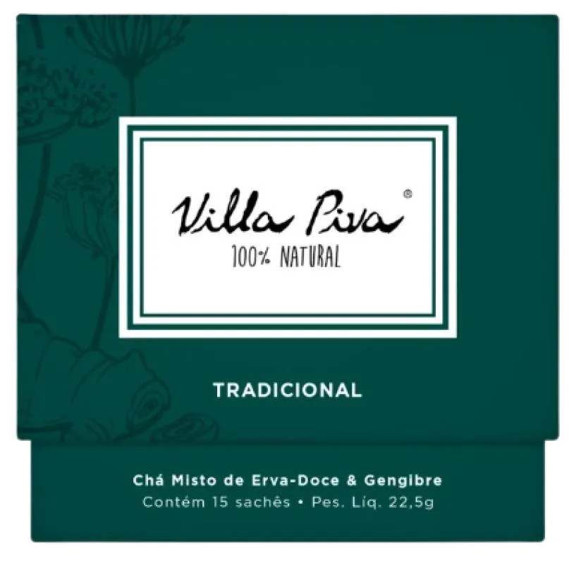 Chá Misto Tradicional Villa Piva 15 Sachês