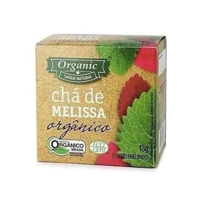 Chá Orgânico de Melissa Organic 10 Sachês