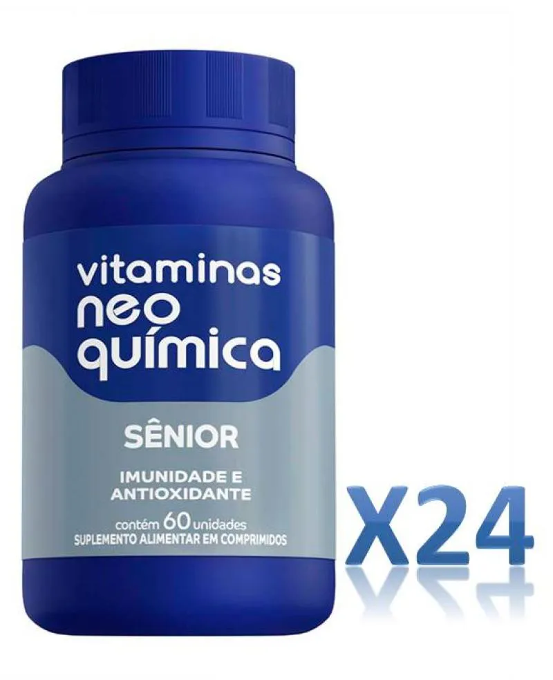 Kit 24 Suplemento Vitamínico Sênior 60 cápsulas - Neo Química