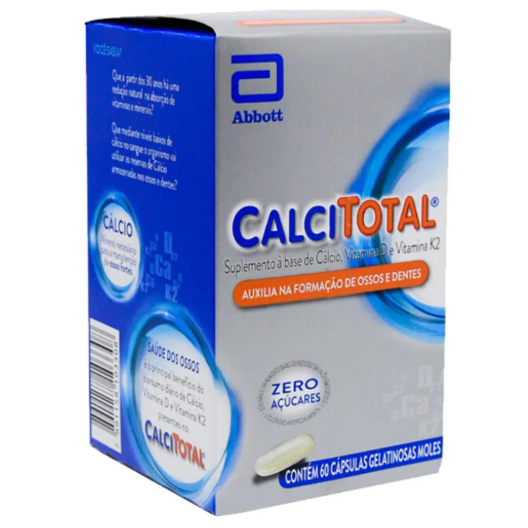 Calcitotal com 60cáps Gelatinosas - Abbott