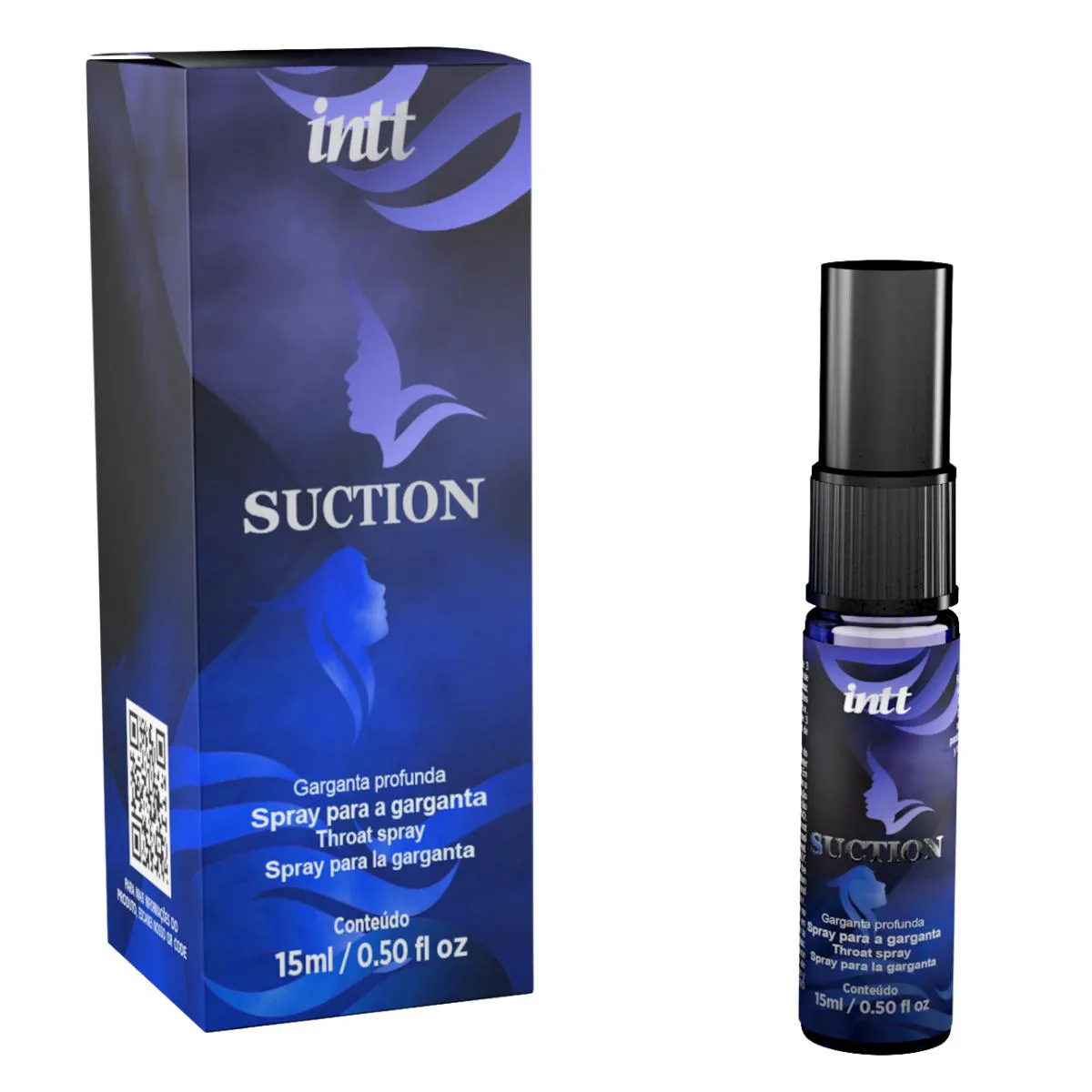 Gel garganta profunda suction oral - 15ml - intt