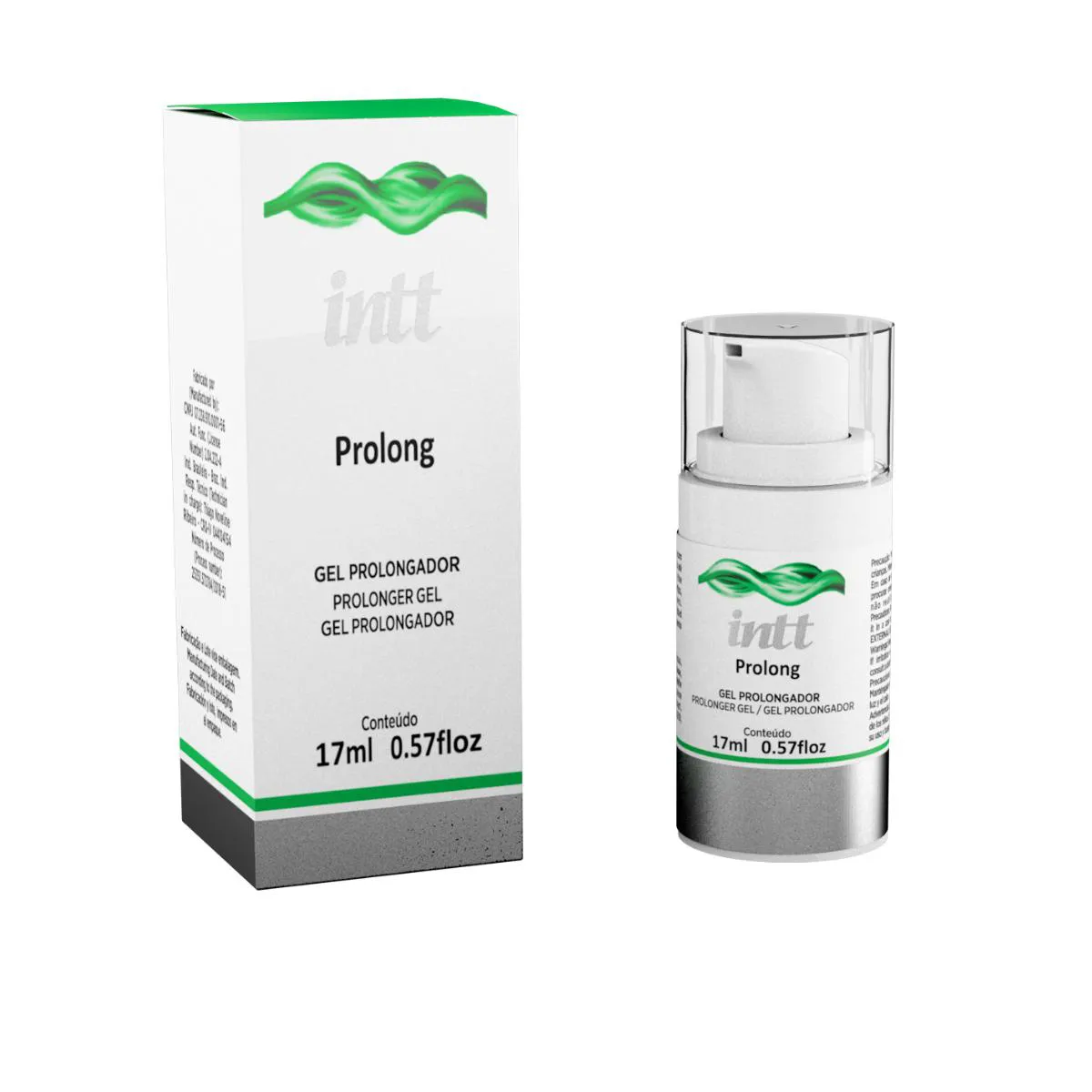 Gel de massagem prolong retardante Masculino - 17ml - intt
