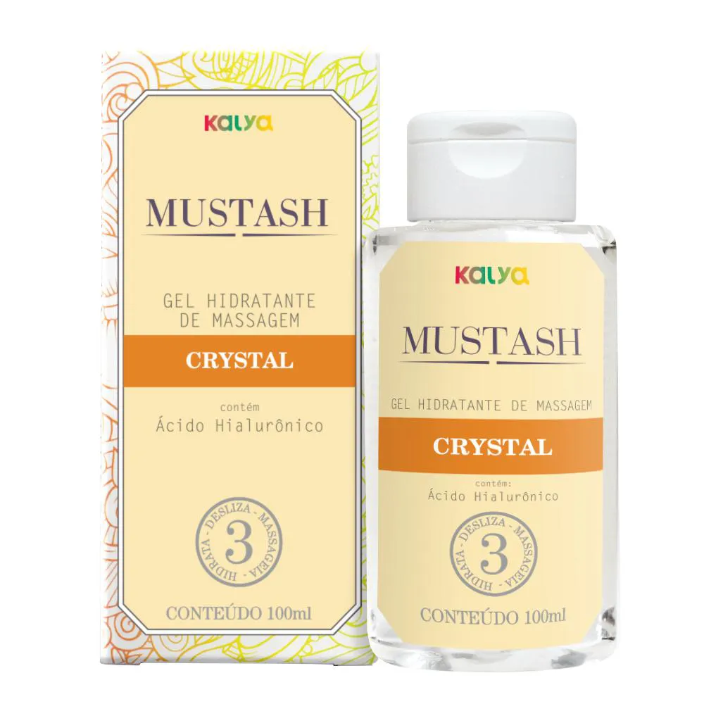 Mustash Crystal Lubrificante Á Base de Água - Kalya