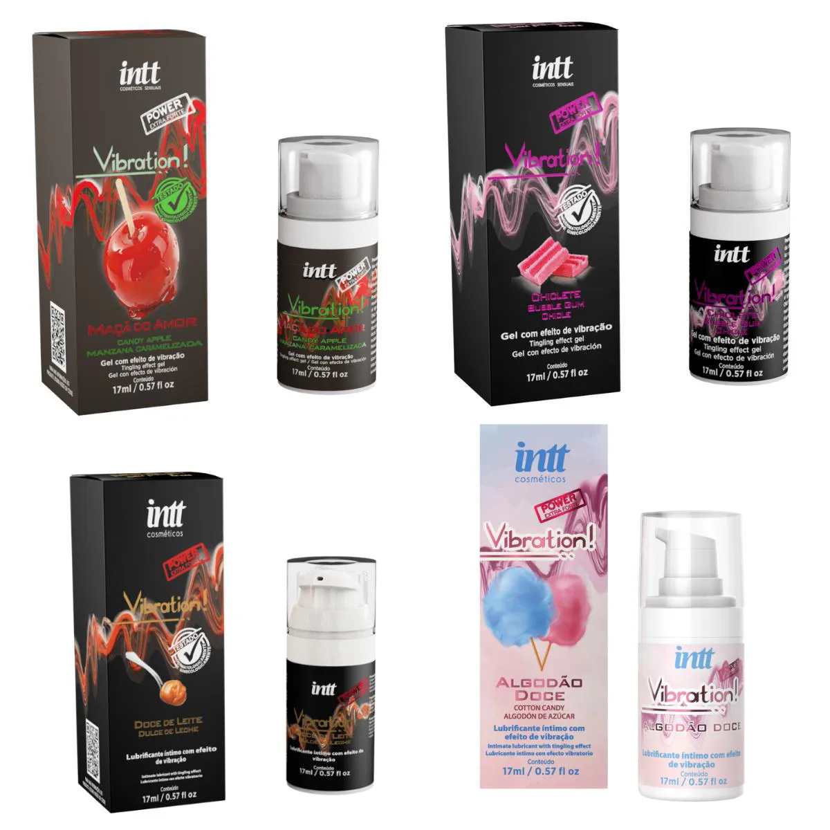 Gel Beijavel Vibration Power Extra Forte Intt