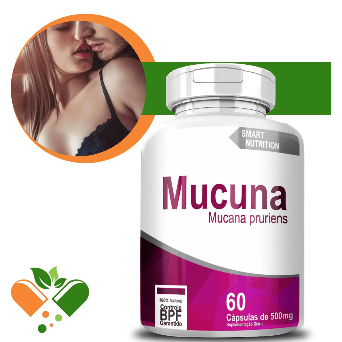 Mucuna 500mg 60 cápsulas