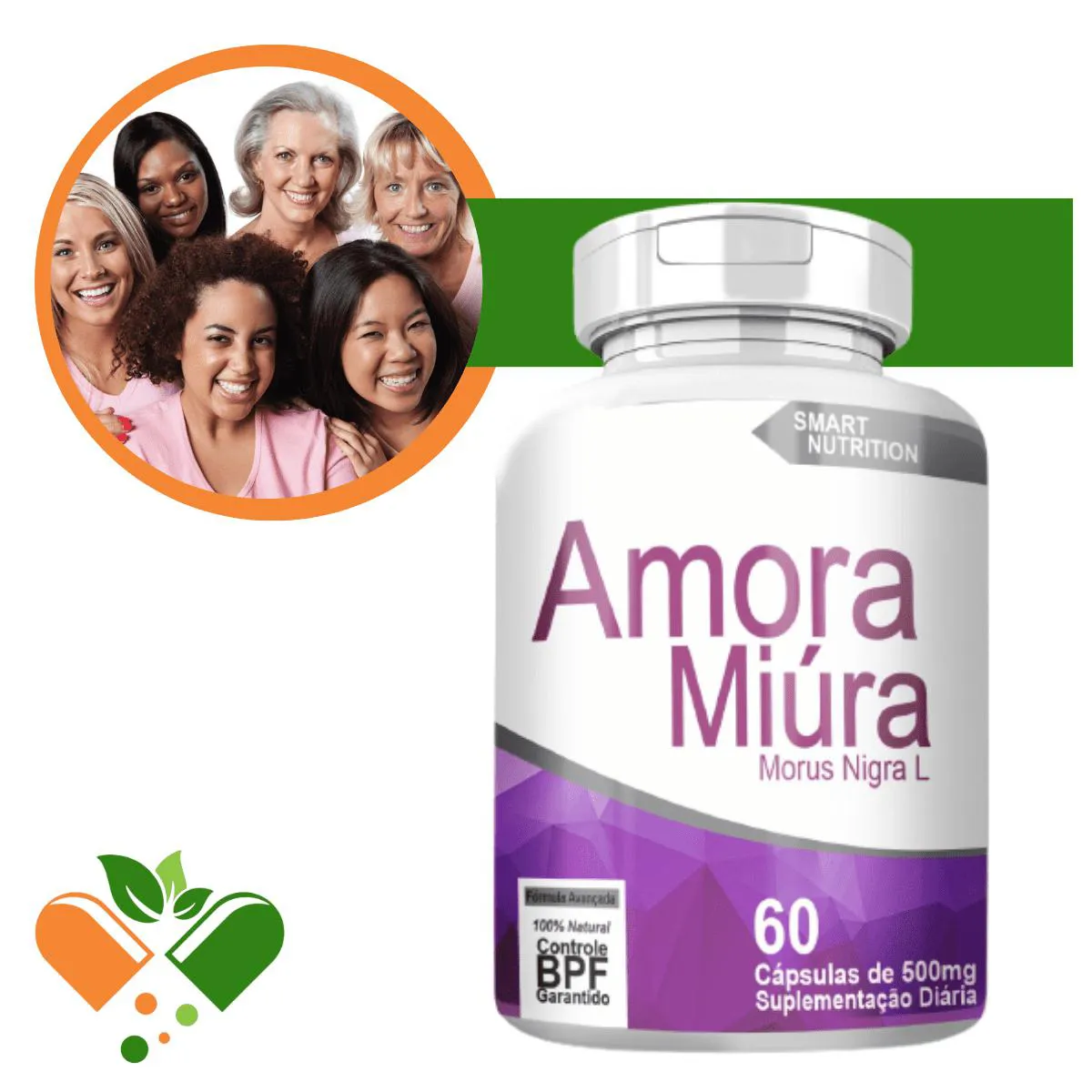 Amora Miura 500mg 60 cápsulas