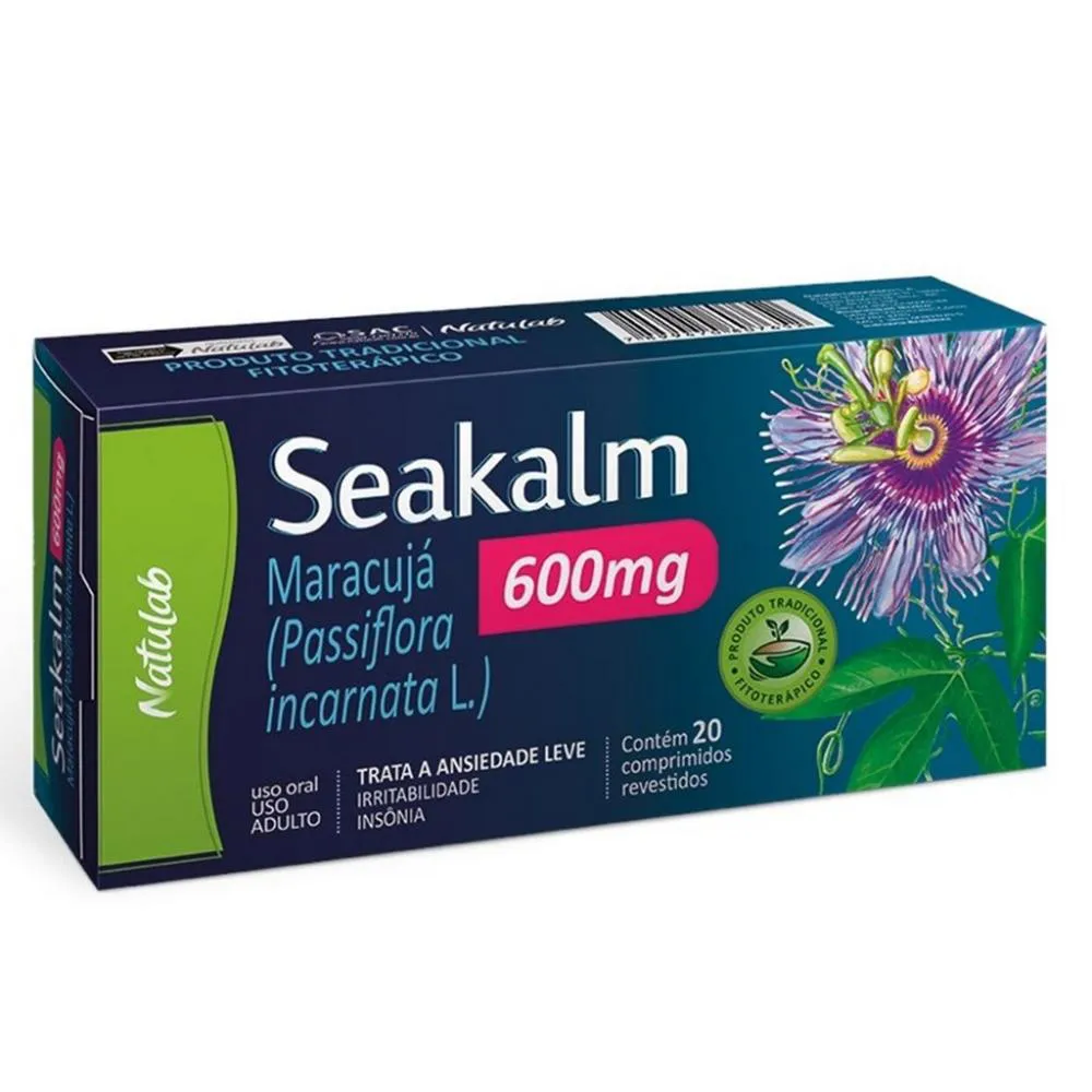 Passiflora - Seakalm 600 Mg 20cpr Natulab