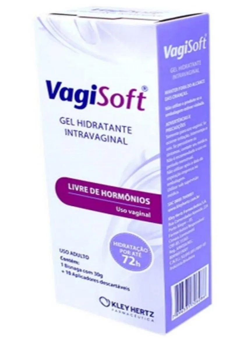 Vagisoft Gel Hidratante Intravaginal com 10 Aplicadores