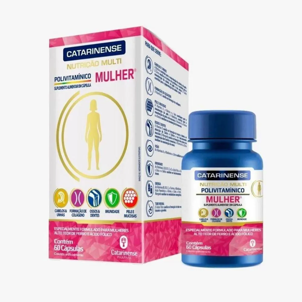 Polivitaminico Catarinense Mulher Multi 60caps