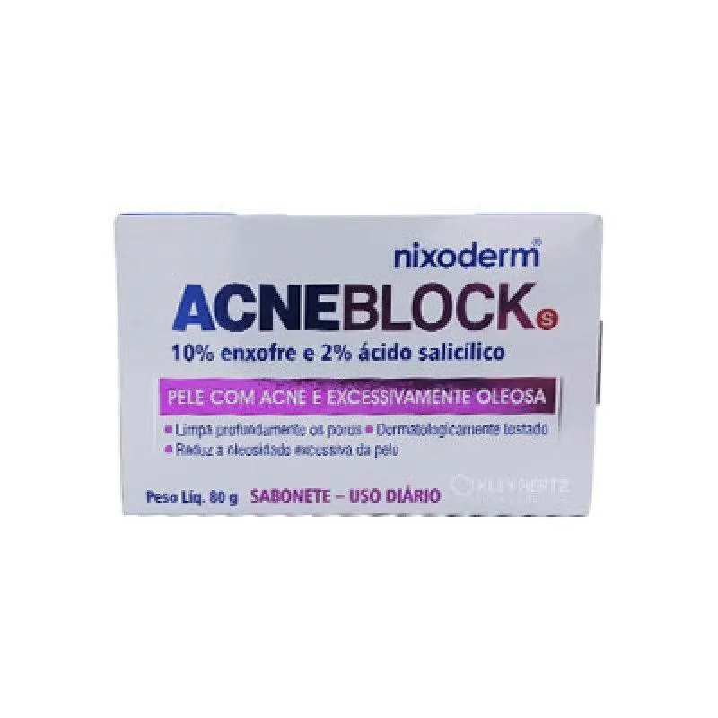 Acneblock Sabonete S 80g - Kley Hertz