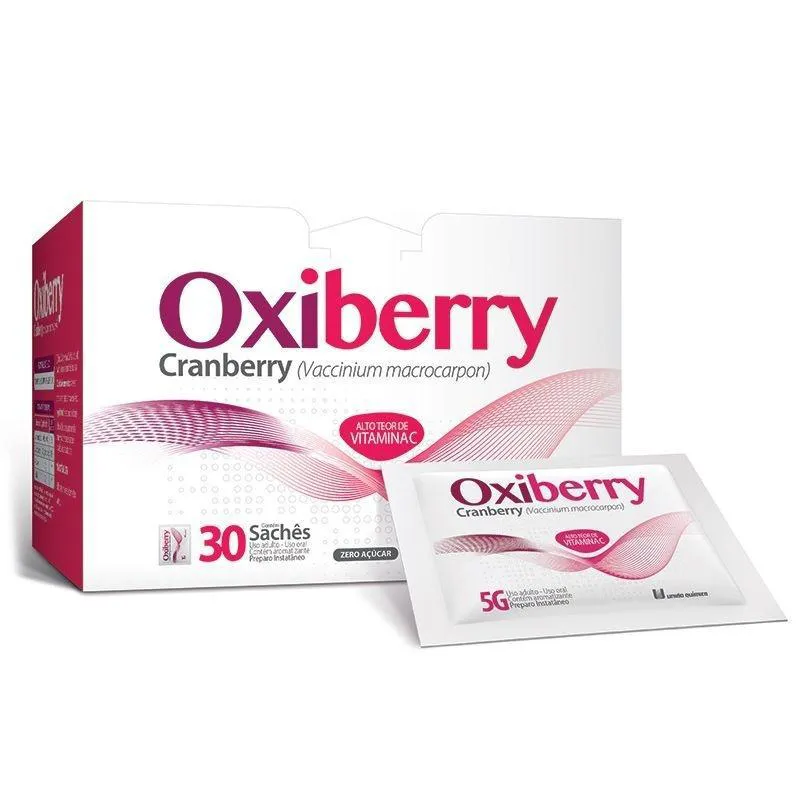 Cranberry - Oxiberry 30 Saches de 5g Uniao Quimica