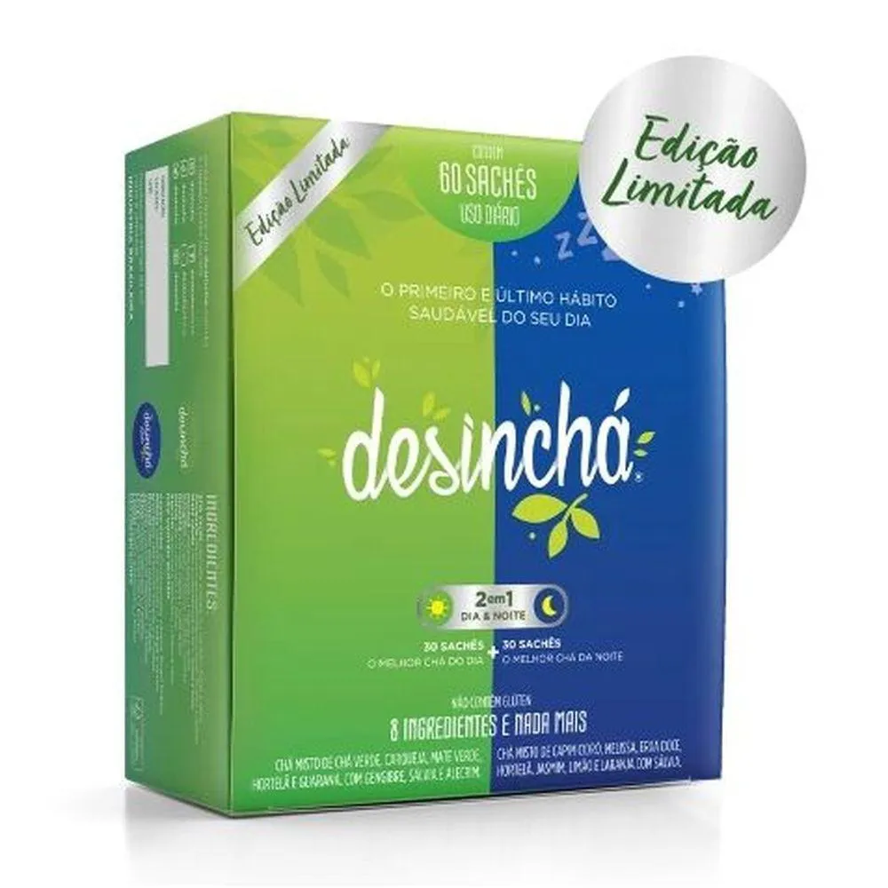 Desinchá Dia + Noite 60 Sachês